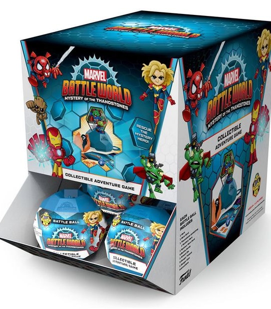 Marvel Battleworld Mystery of the Thanostones Battle Ball Collectible Adventure Game Mystery Box Assorted