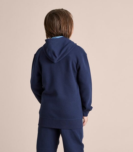 School Fleece Zip Thru Hoodie