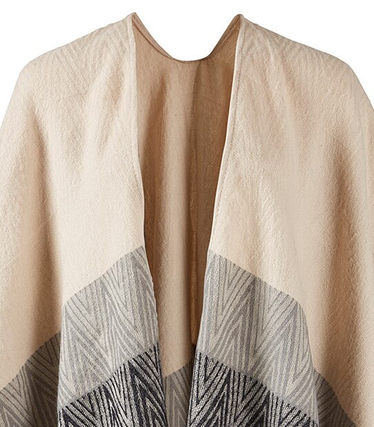 Zig Zag Knit Wrap