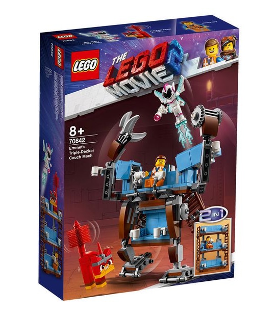 LEGO&reg; Movie 2 Emmet's Triple-Decker Couch Mech 70842