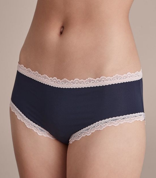 Lily Loves Recycled Micro and Lace Boyleg Briefs; Style: WS5193TL