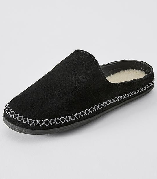 Sara Cross Stitch Scuff Slippers