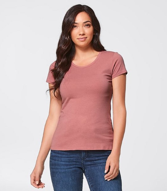 Organic Cotton T-Shirt - Rose Pink
