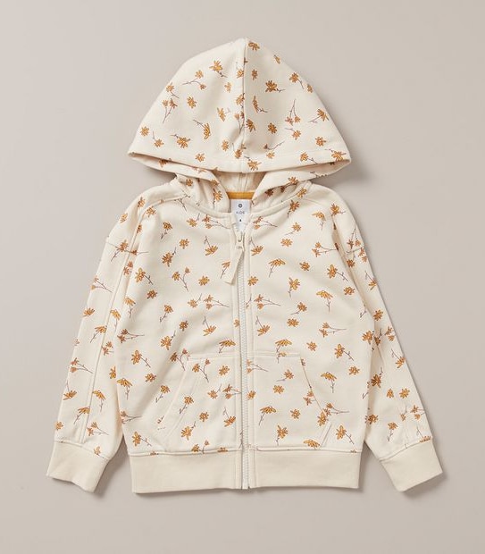 Fashion Zip Through Hoodie