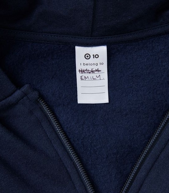 School Fleece Zip Thru Hoodie