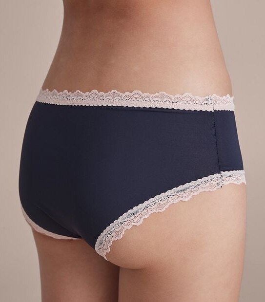 Lily Loves Recycled Micro and Lace Boyleg Briefs; Style: WS5193TL