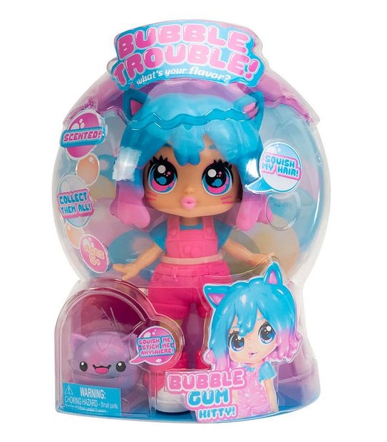 Bubble Trouble Doll - Bubblegum Kitty