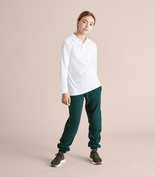 Double Knee School Fleece Trackpants