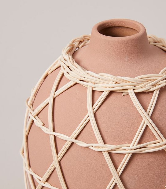 Woven Ceramic Vase - Small