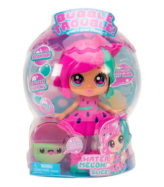 Bubble Trouble Doll - Watermelon Slice
