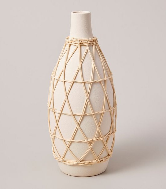 Woven Ceramic Vase - Large