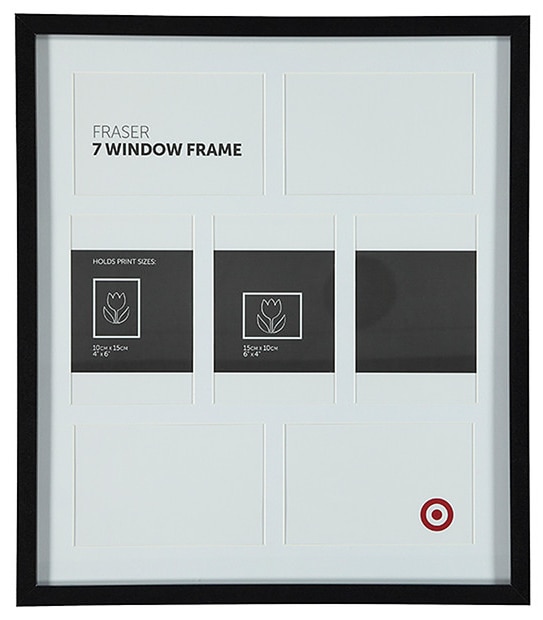 Fraser MultiAperture 7 Window Frame Black Target Australia