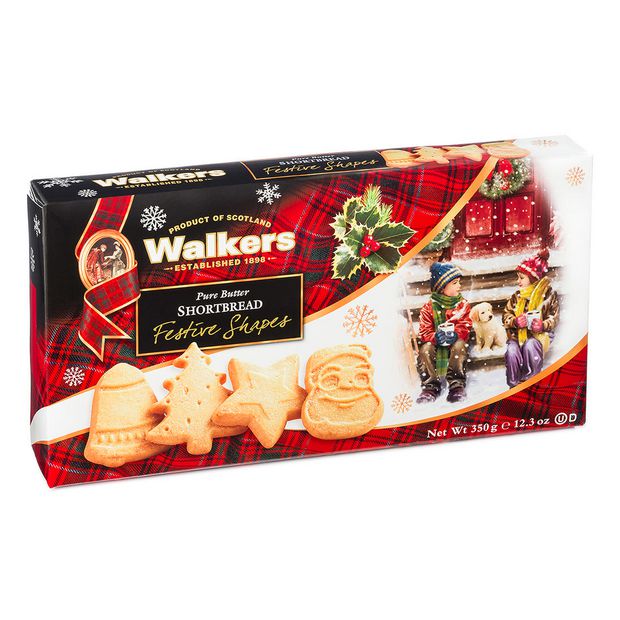 Walkers Shortbread Festive Shapes 350g Target Australia