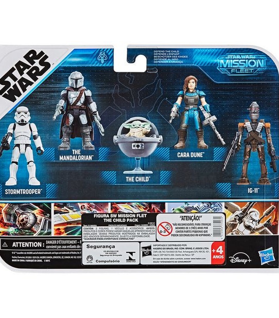 Star Wars Mission Fleet - Defend The Child Playset - with Mandalorian, The Child Figures