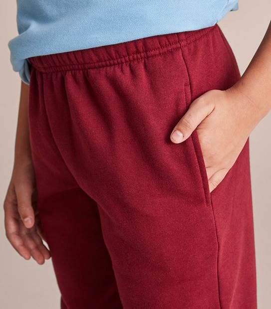 School Cuffed Fleece Trackpants