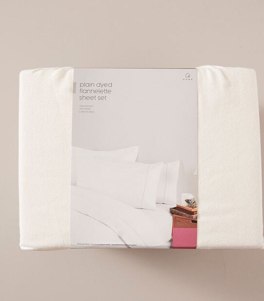 Plain Dyed Flannelette Sheet Set Single Bed Target Australia