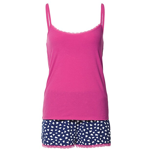 Valentines Heart Short Pyjama Set Valentines Heart Short Pyjama Set