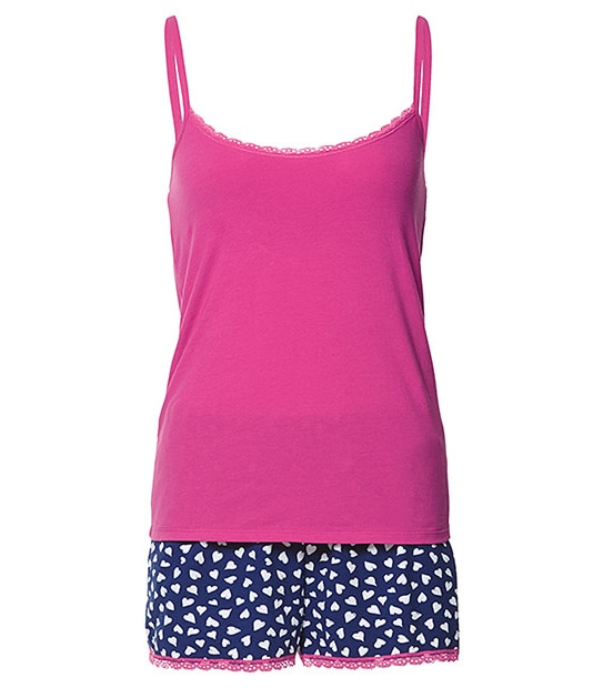 Valentines Heart Short Pyjama Set