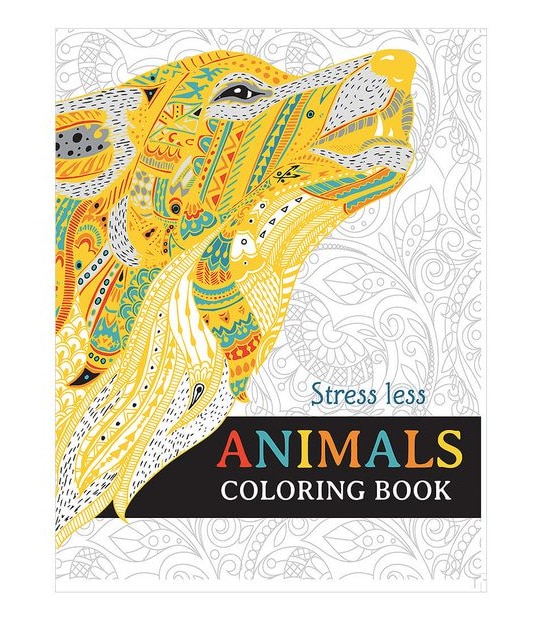 Stress Less Animal Colouring Book