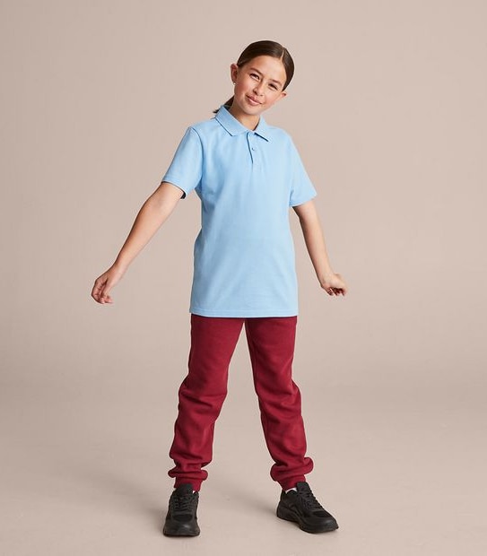 School Cuffed Fleece Trackpants