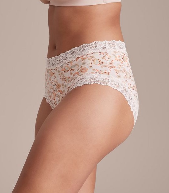 Modal and Lace Midi Briefs