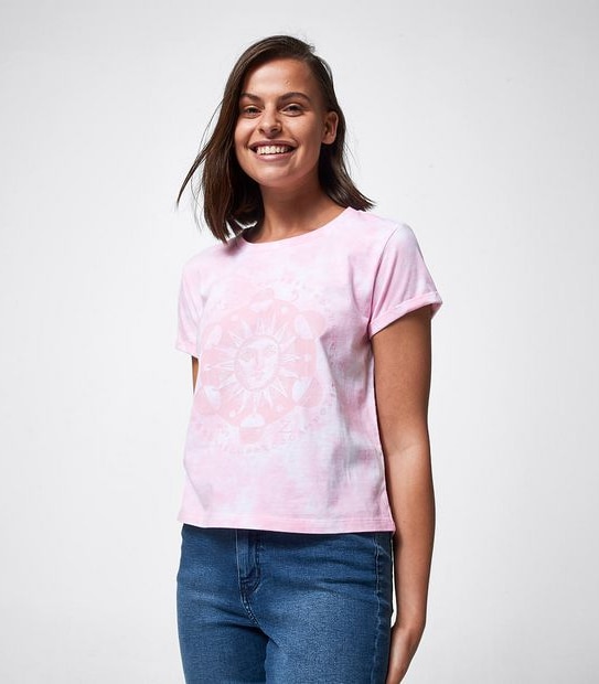 Lily Loves Printed Baby Crop T-Shirt