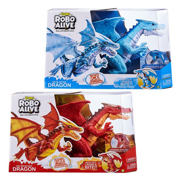 zuru robo alive fire breathing dragon