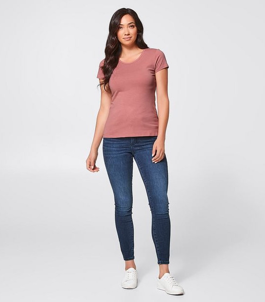 Organic Cotton T-Shirt - Rose Pink