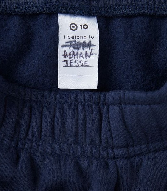 Double Knee School Fleece Trackpants