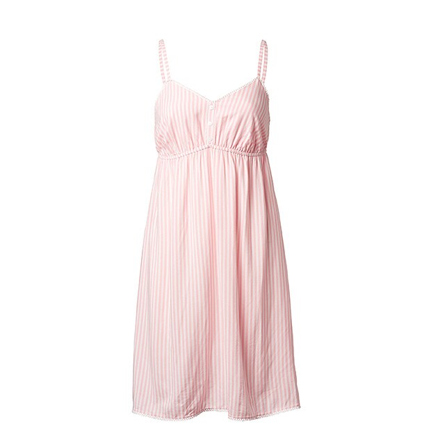 Boho Striped Chemise - Pink Boho Striped Chemise - Pink