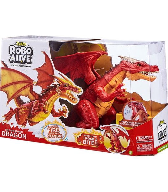 ZURU Robo Alive Ferocious Roaring Dragon Assorted