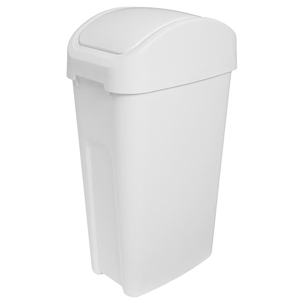 Swing Lid 32L Slimline Bin White Target Australia