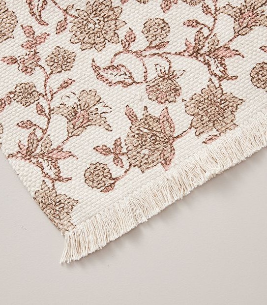 Keira Floral Fringed Table Runner