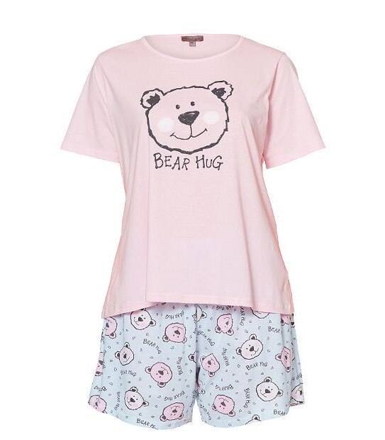 Belle Curve Bear Short Pyjama Set 1 of 4