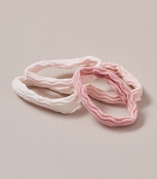 10 Pack Hair Elastics Pink Target Australia