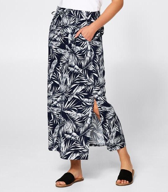 Woven Maxi Skirt