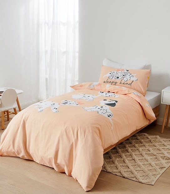 101 Dalmatians Quilt Cover Set - Single Bed