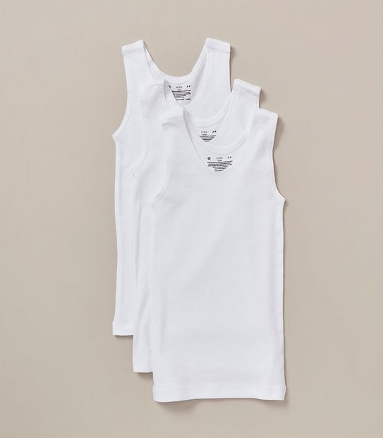 3 Pack Organic Cotton Singlets