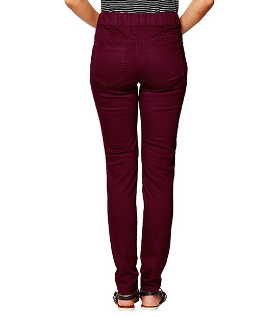 Full Length Jeggings - Wine