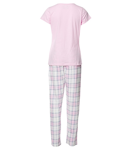 Check Pyjama Set - Pink 2 of 3
