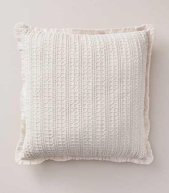 Magnolia Waffle Cushion
