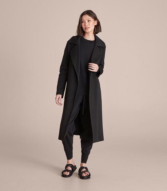 Preview Soft Knit Trench Coat