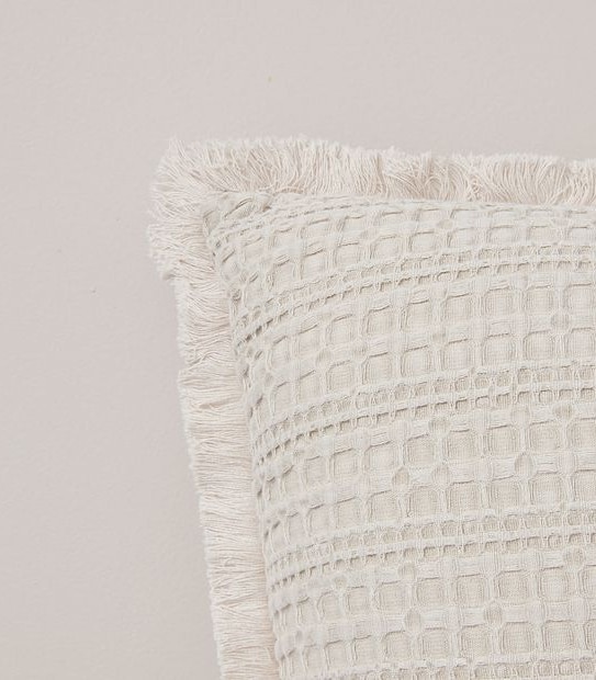 Magnolia Waffle Cushion