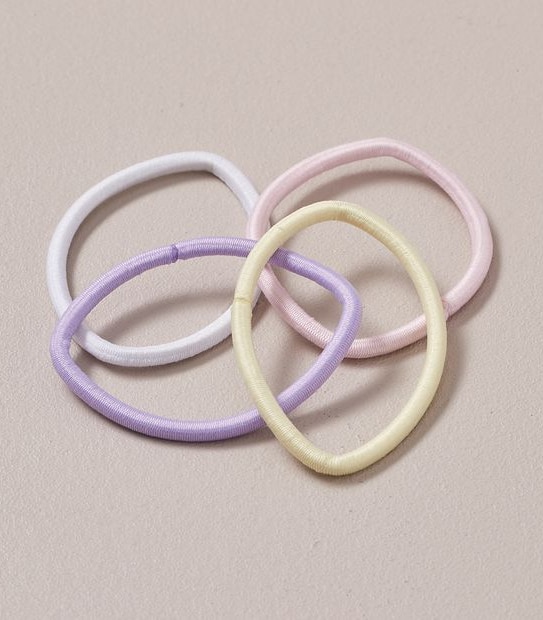 25 Pack Hair Elastics - Multi