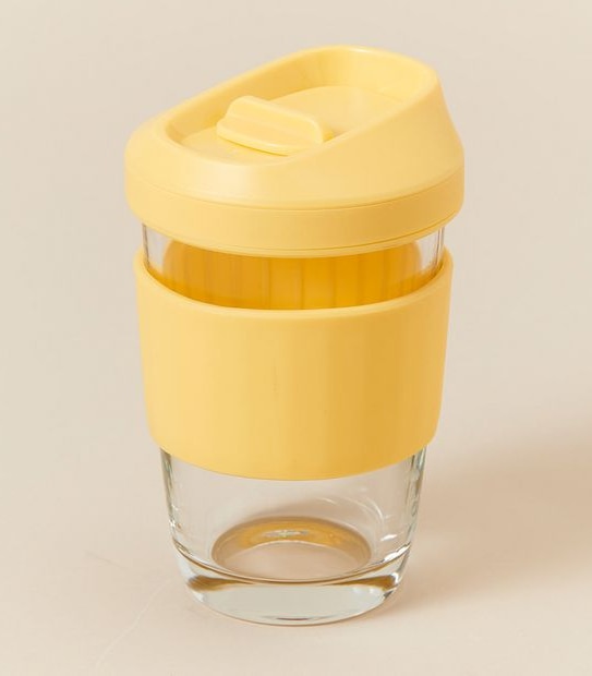 320ml Glass Travel Cup