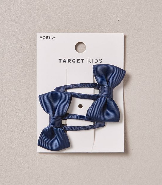2 Pack Bow Hair Clips