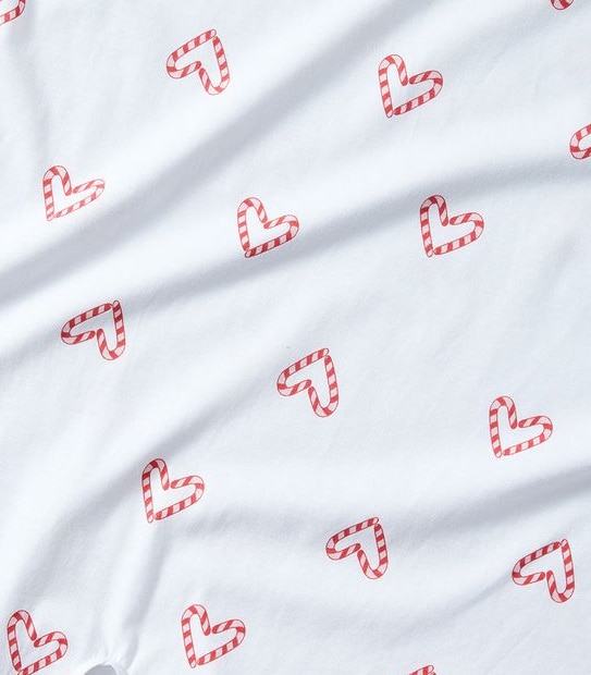 Candy Cane Tie Front T-shirt
