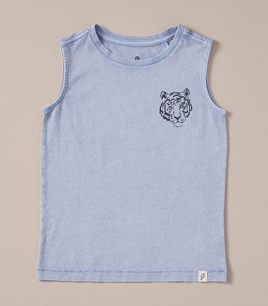 245195_04 SL TANK WASHED TIGER - BEL AIR BLUE
