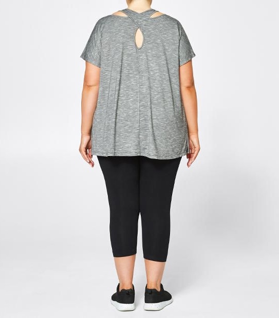 Belle Curve Active Cross Back T-Shirt 2 of 3