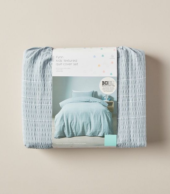 Fynn Kids Textured Quilt Cover Set